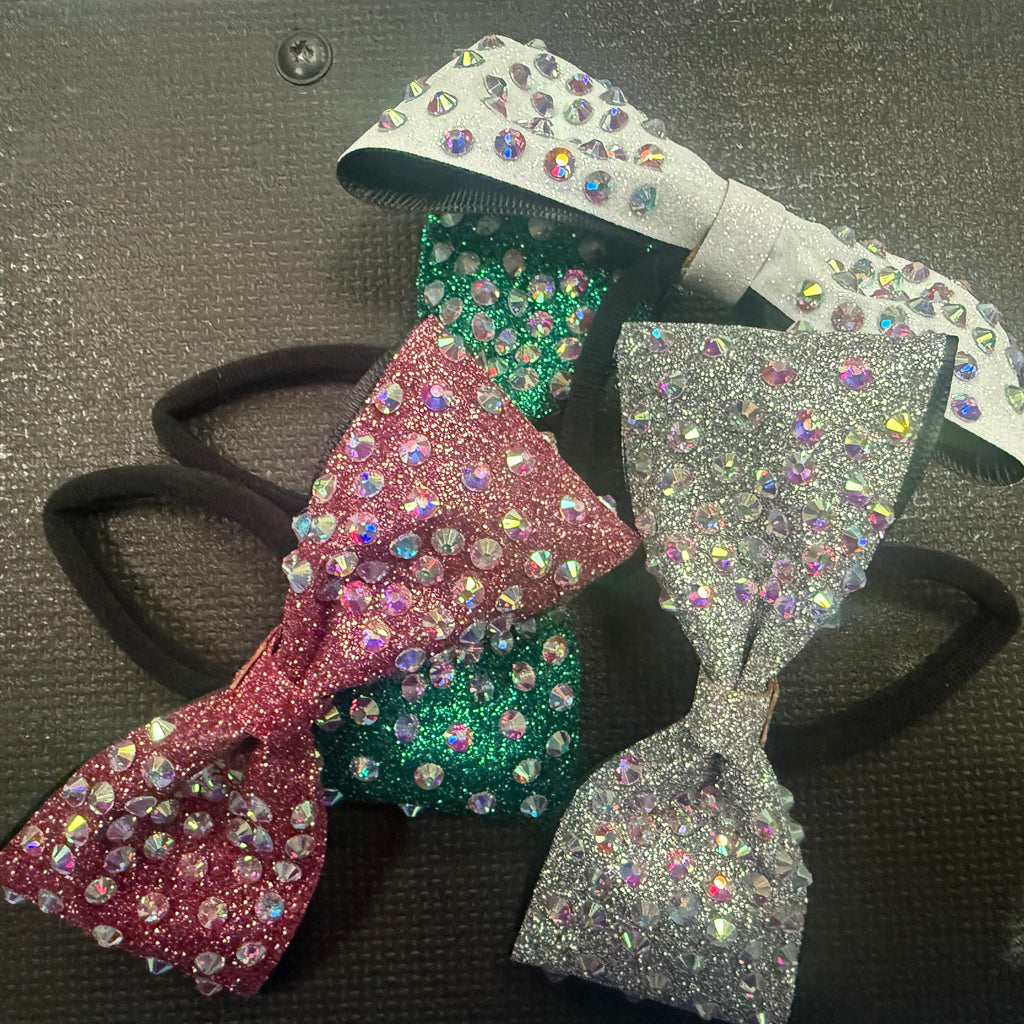 Tailless Pink Handmade Cheer Bow
