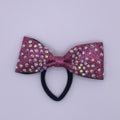 Tailless Pink Handmade Cheer Bow