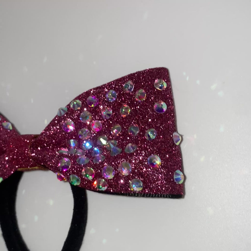 Tailless Pink Handmade Cheer Bow